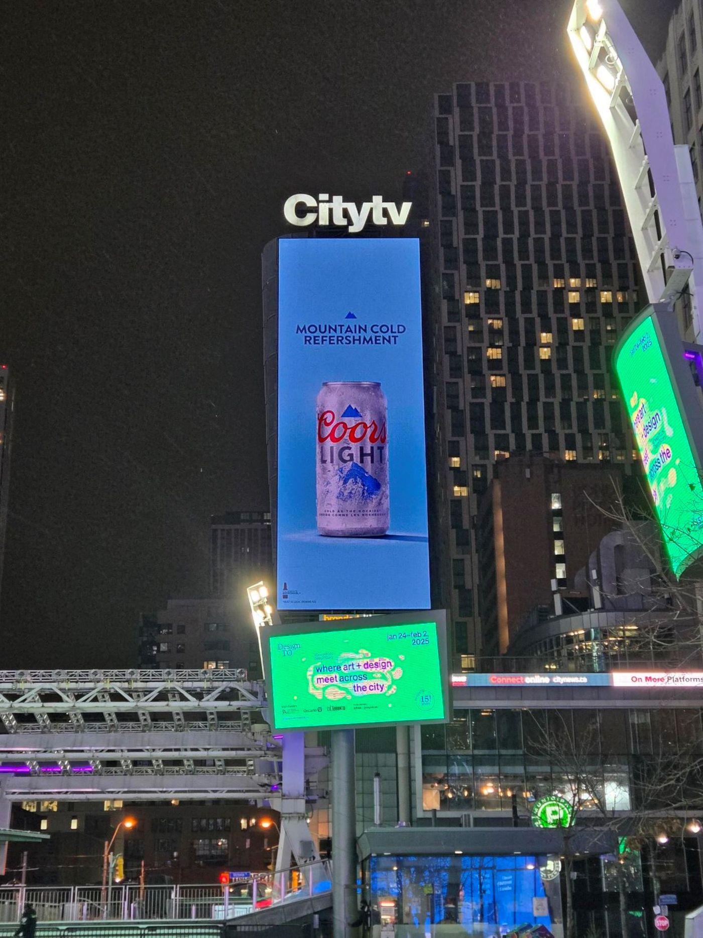 yonge dundas billboard typo