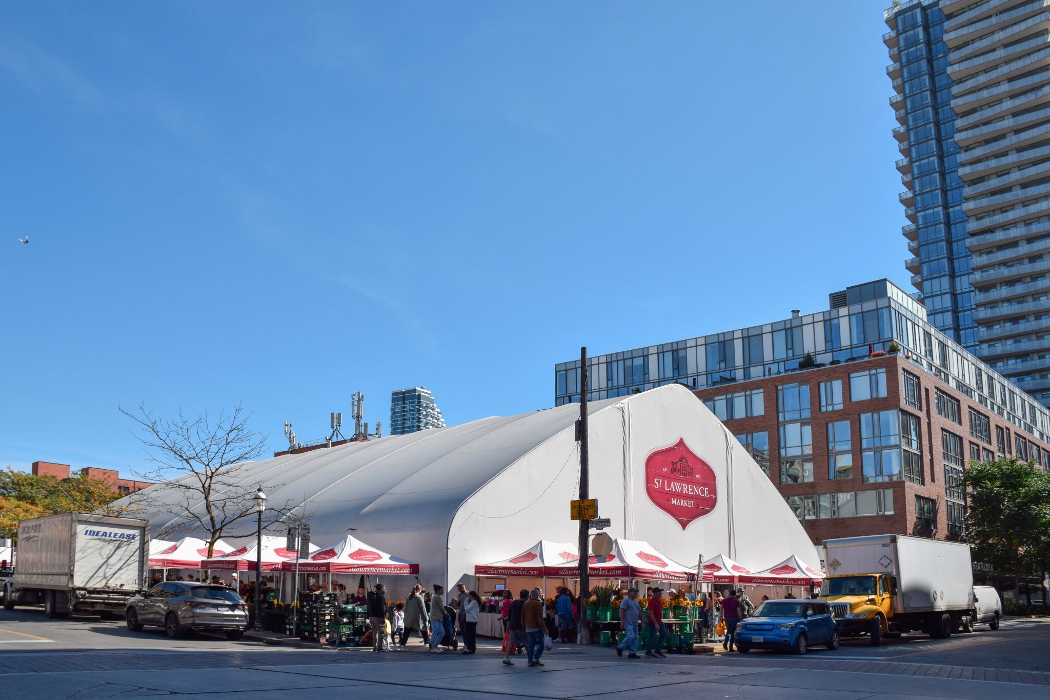 st lawrence market north tent toronto