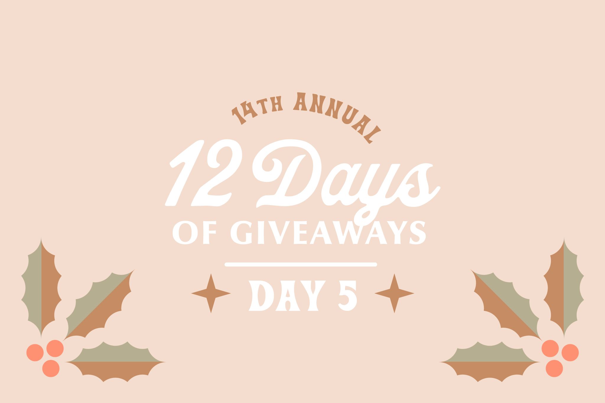 12 days giveaways