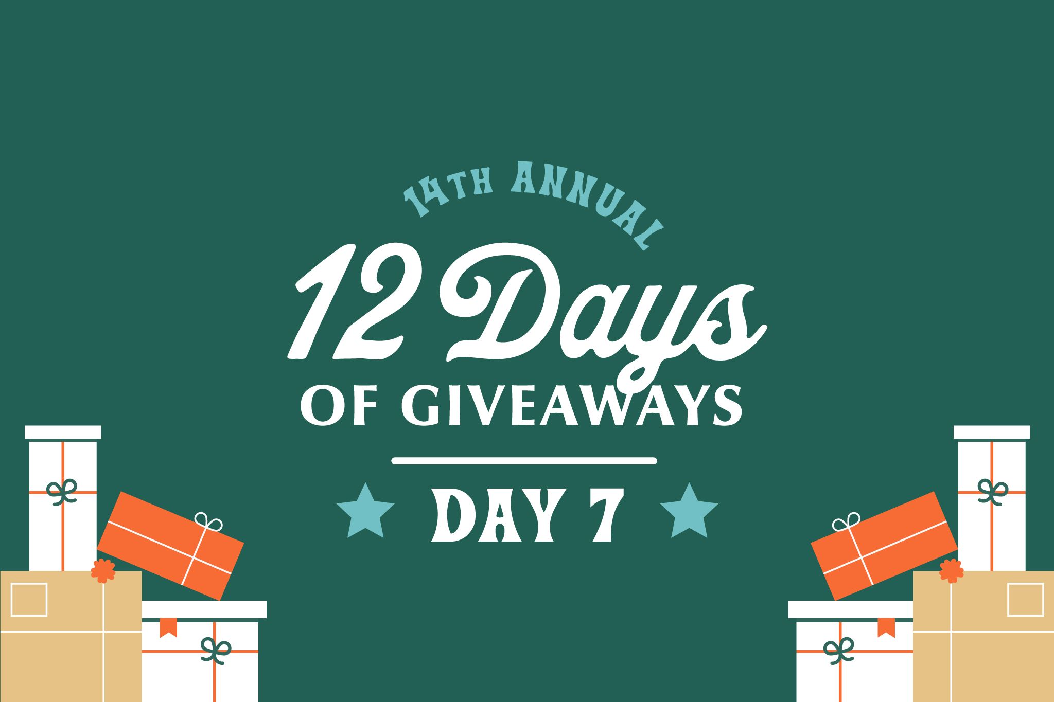 12 days giveaways